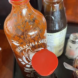 Not Siracha.. more like water and Valentina..