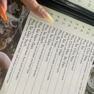 menu, sushi and sashimi