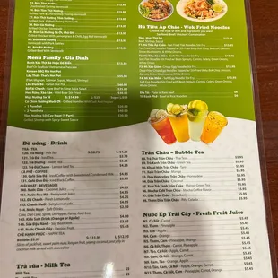 Back menu