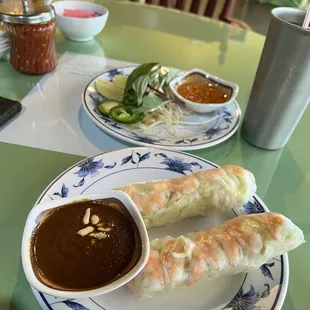 Shrimp eggrolls