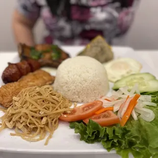 Combination Rice Dish