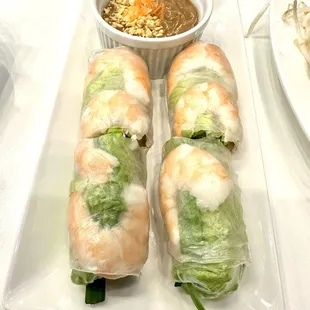 Cuon Tom thit (fresh spring rolls)