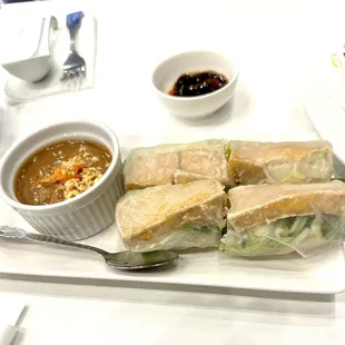 Goi cuon chat (veggie spring rolls)
