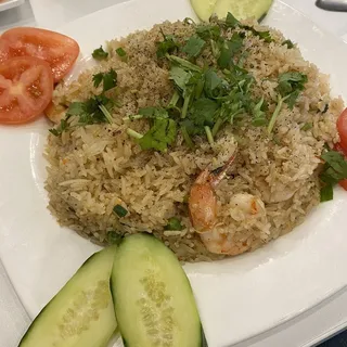 S2. Vegetable Fried Rice (Cm Chin Chay)