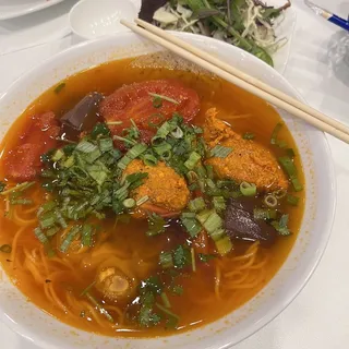 S13. Tomato Crab Soup - Bun Rieu ( Available Fri, Sat, Sun)