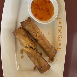 Crispy egg rolls