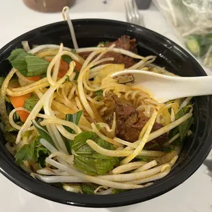 Beef noodle stew (no. 32 on the menu)