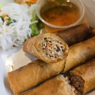 Imperial egg rolls $10.95 + tax