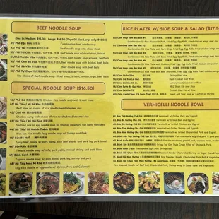 Their current menu has everything of delicious Vietnamese dishes! They also have catering trays for large party,