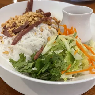 Korean bbq rice noodles