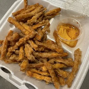 Sweet potato's and shrimp