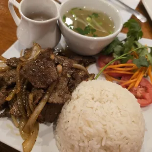 Lemongrass Beef and vegetables