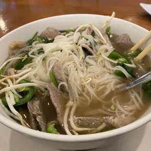 Combination Of Flank Steak, Meat Balls, Brisket And Tendon