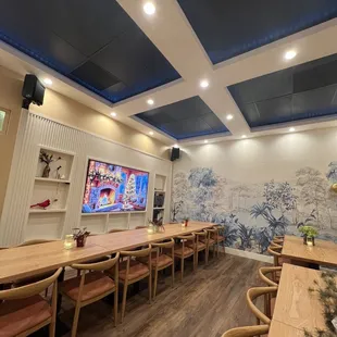 interior, sushi and sashimi