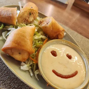 Crab ragoon eggrolls