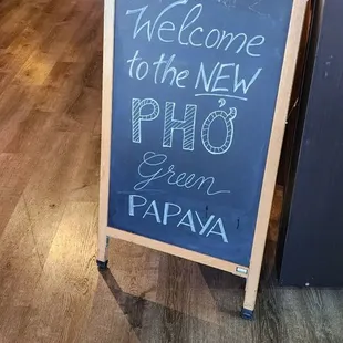 welcome to the new pho green papaya