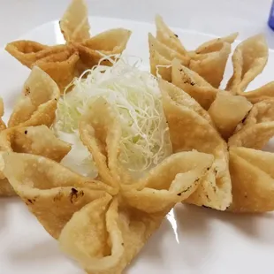 Crab rangoon...it was okay but probably won't order it again.