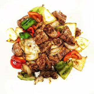47. Shaking Beef Over Rice - Bò Lúc Lắc