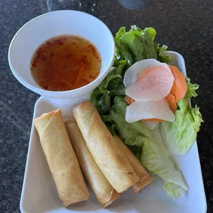 Egg rolls!!! These were delicious, served hot and freshly cooked. The sauce was also nice, everything was perfectly flavored.