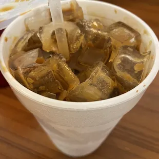 Iced Vietnamese Coffee (too much ice)