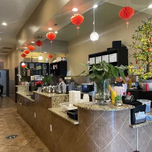 interior, sushi and sashimi