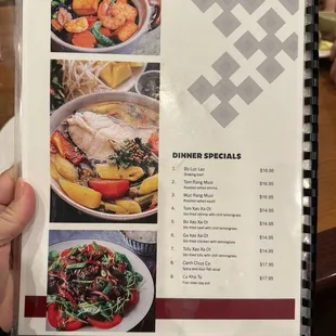 New menu
