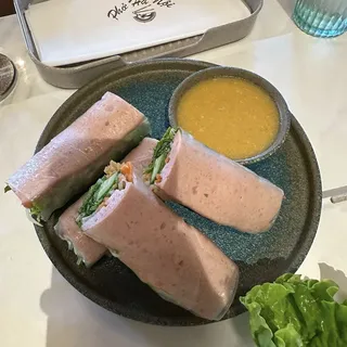 A5. Grilled Pork Sausage Rolls (Nem Nuong Cuon)