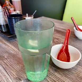 Glass of cold water !