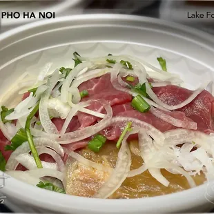 Combination Pho/Pho Dac Biet ($13.50) To-go order (I'm not a fan of the prepackaged hoisin &amp; chili sauce.)