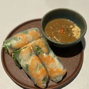 A6 * Fresh Spring Rolls (shrimp only, no pork)