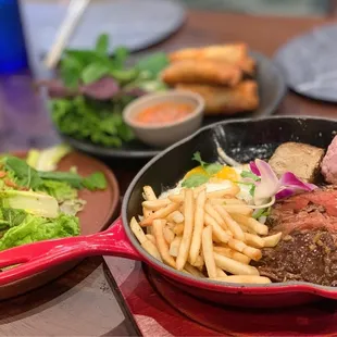 Sizzling Steak W/Salad