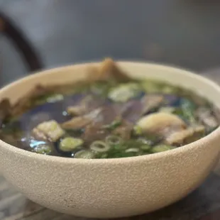 The Beef Brisket Pho I got smelled SO good, multiple couples passing by stopped and asked us what we ordered so they could order some too!!