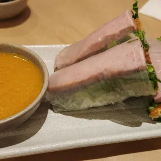 A5. Grilled Pork Sausage Rolls (Nem Nuong Cuon)