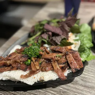 Charbroiled Pork Over Fine Vermicelli