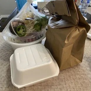 Pho to go - do not recommend