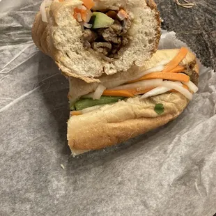 Pork banh mi