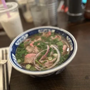 Steak and Meatball Pho