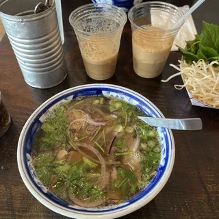 Steak, Flank and Fatty Pho