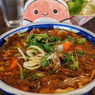 Beef Stew Carrot Noodle Soup