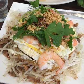 62. Fried Rice Noodle with Shrimp, Egg, and Pork Vietnamese Specialties