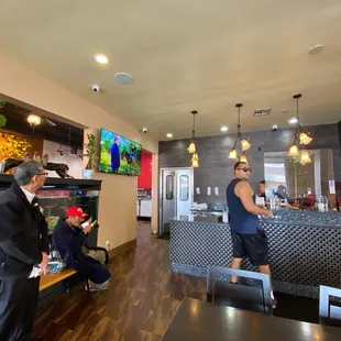 Cashier / inside of business