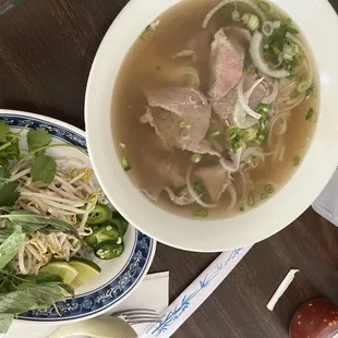 Pho tai sach = beef and tripe pho
