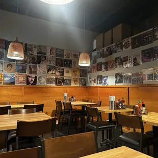 Back of the restaurant