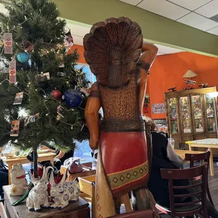 Inside the restaurant