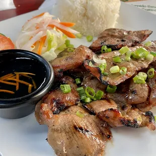 07.19.21 #63 Grilled Pork Chop on Rice Plate