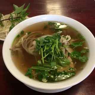 #34 Shredded Chicken with Rice Noodle Soup