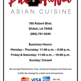 Menu page 1 (Logo &amp; Info)