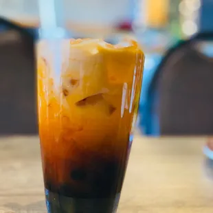 2. Thai Tea Boba