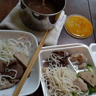 Bun bo hue in the making