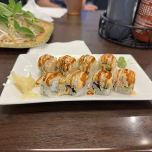 Philly Roll, FYI the rolls are small.